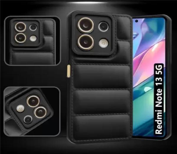 VAPRIF Back Cover for Mi Redmi Note 13 5G, Camera Bump Protector - Image 2