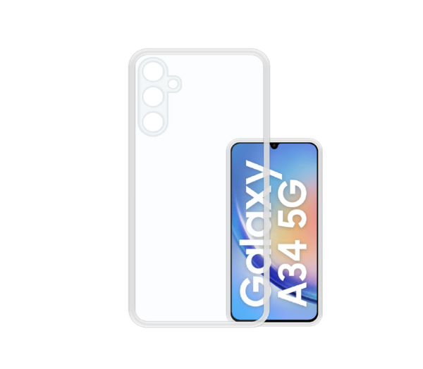 VIDO Silicone Transparent Back Case Cover for Samsung Galaxy A34 5G