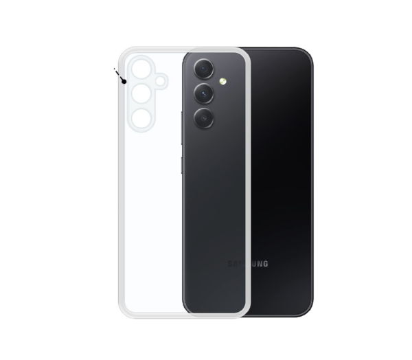 VIDO Silicone Transparent Back Case Cover for Samsung Galaxy A34 5G - Image 3